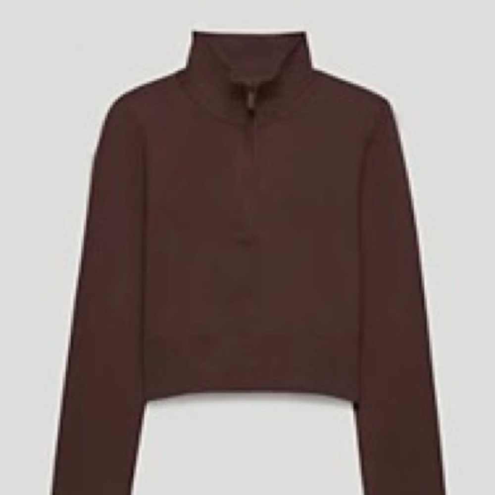 Aritzia Sunday Best Onyx Sweater - Rich Mocha Brown